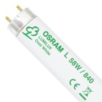 Osram T8 Lumilux 58W - 840 Kylmä Valkoinen | 150cm
