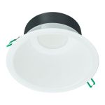 Philips LED Alasvalo Coreline DN142B Aluminium Valkoinen 19.2W 2300lm 60D - 840 Kylmä Valkoinen | Odetnij 200mm - IP20 - Valkoinen Heijastin