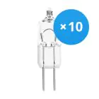 Monipakkaus 10x Osram Halogeeni G4 Capsule Halostar 10 W 