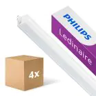 Monipakkaus 4x Philips LED Loisteputkivalaisimet Ledinaire BN021C 15W 1600lm - 840 Kylmä Valkoinen | 90cm