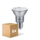 Monipakkaus 6x Philips Master Value LED Lamppu Heijastin E27 PAR20 6W 515lm 25D - 930 Lämmin Valkoinen | Paras Värintoisto - Himmennettävä - Korvaa 50W