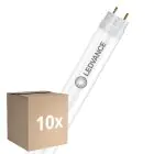 Monipakkaus 10x Ledvance LED Putki T8 EM Value (EM/Mains) Standard Output 10W 1200lm - 865 Päivänvalo Valkoinen | 90cm - Korvaa 30W