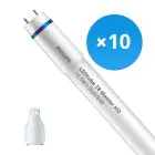 Monipakkaus 10x Philips LED Putki T8 MASTER (EM/Mains) High Output 12.5W 2100lm - 840 Kylmä Valkoinen | 120cm - Korvaa 36W